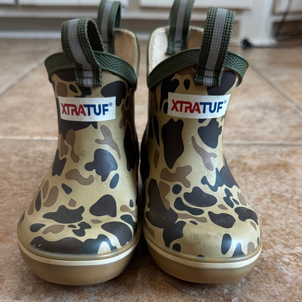 Kids Camo Rain Boots